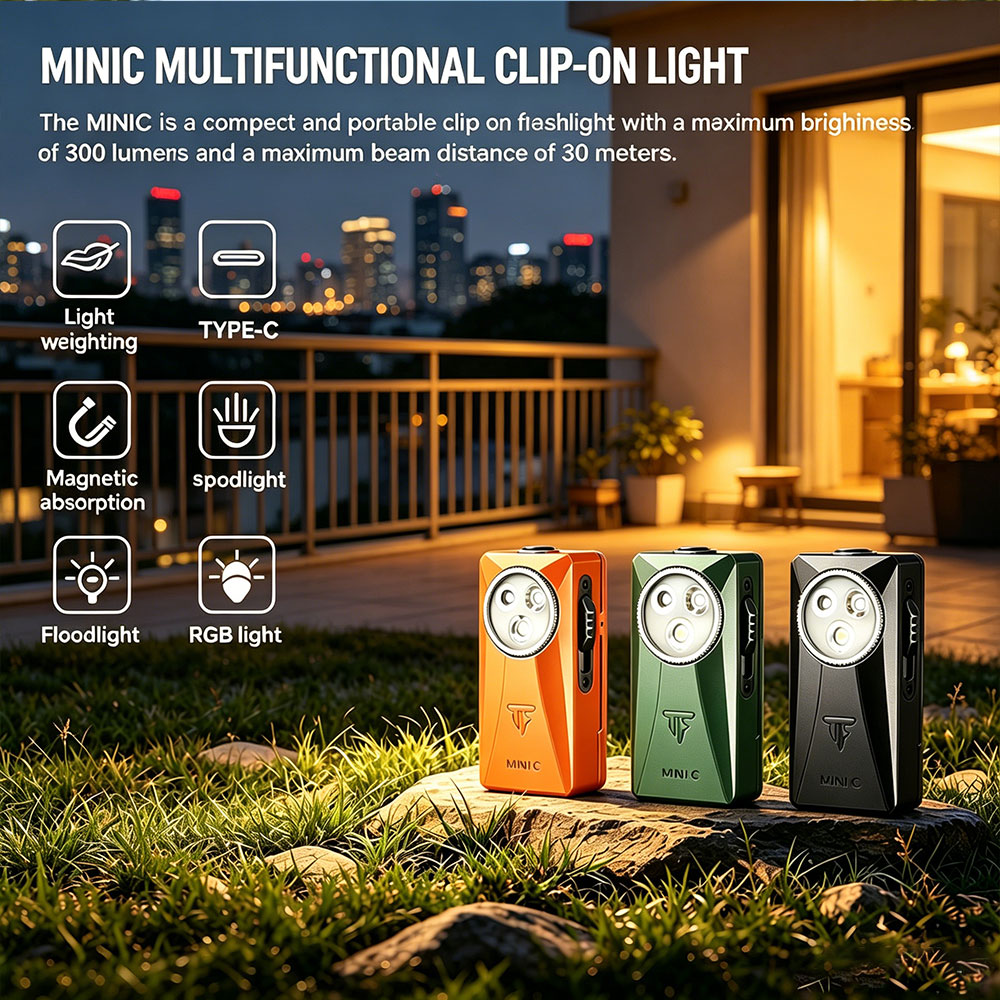 Edc Carry Flashlight - Trustfire MINIC 800 루멘 EDC 손전등