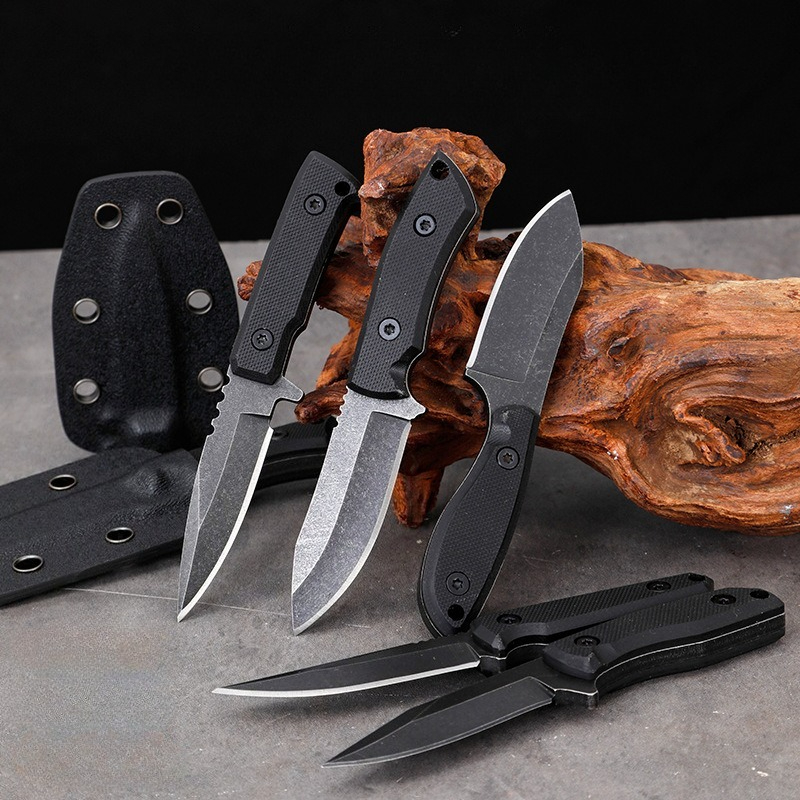 Edc Carry Pocket Knife - 5CR15 스테인레스 스틸 소형 고정 블레이드