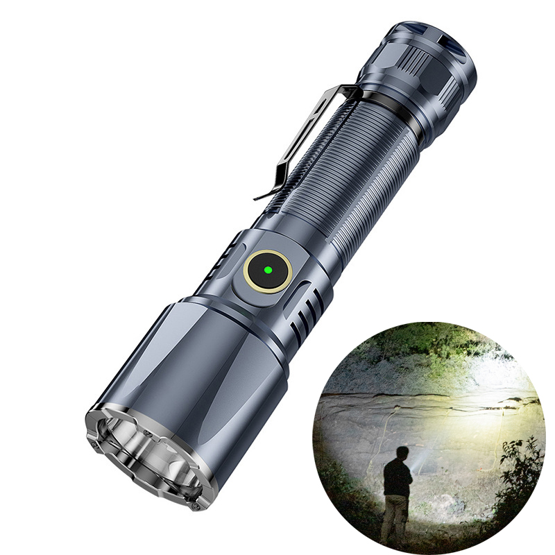Edc Carry Flashlight - C타입 USB 충전식 21700 배터리, 휴대용