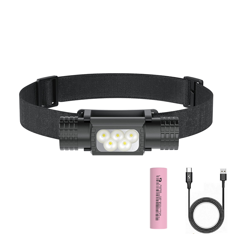 Edc (Every Day Carry - 휴대용 USB C 충전식 LED 헤드램프