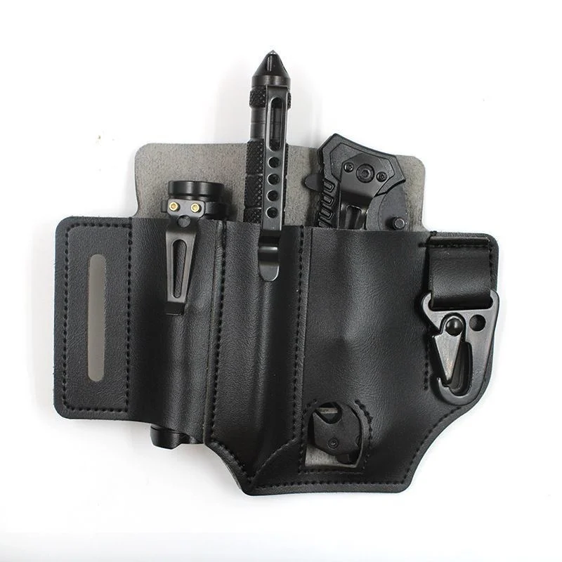 멀티 도구 칼집 용 가죽 칼집 벨트 및 손전등 캠핑 야 - Edc Carry Belt Leather 리뷰 및 가격