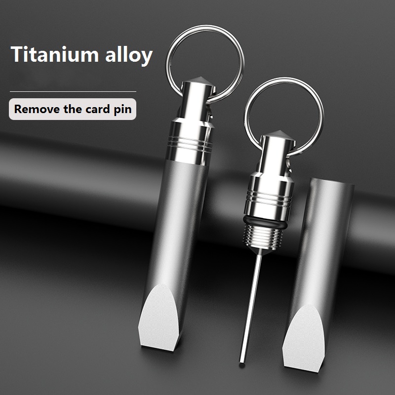 다기능 티타늄 합금 카드 바늘 키체인 제거, 휴대폰용  - Titanium Pry Bar 리뷰 및 가격