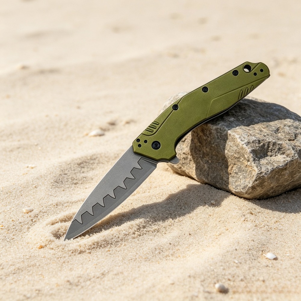 1812 EDC 접이식 포켓 나이프 T6 알루미늄 핸들 - Edc Carry Pocket Knife 리뷰 및 가격