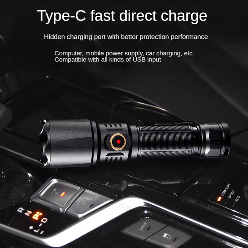C타입 USB 충전식 21700 배터리, 휴대용 EDC - Edc Carry Flashlight 리뷰 및 가격
