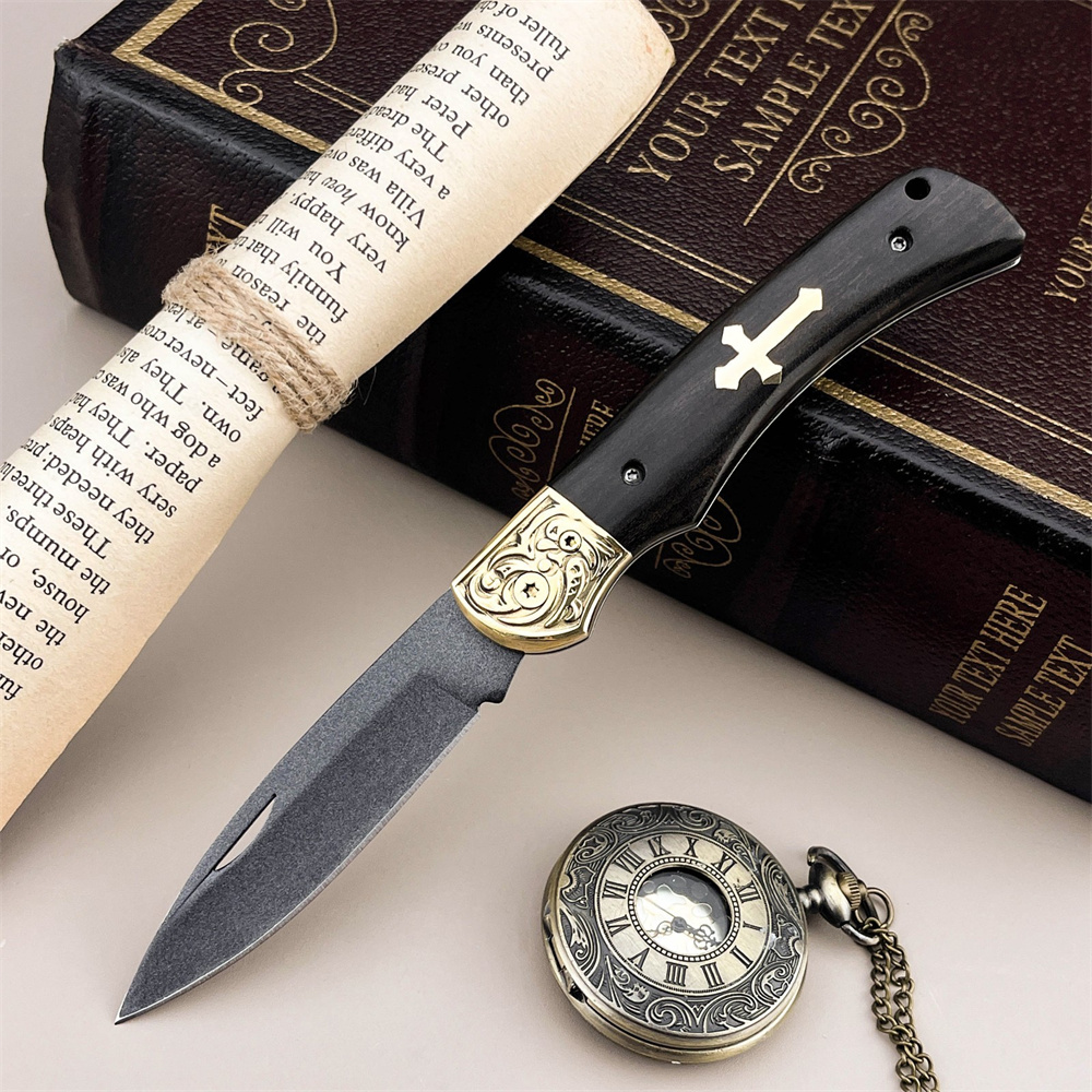 EDC 포켓 접이식 나이프, 단조강 블레이드와 흑단 나 - Edc Carry Pocket Knife 리뷰 및 가격