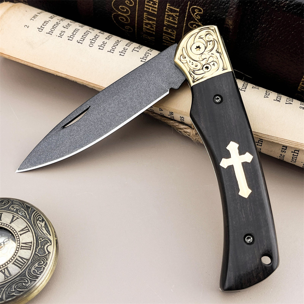 EDC 포켓 접이식 나이프, 단조강 블레이드와 흑단 나 - Edc Carry Pocket Knife 리뷰 및 가격