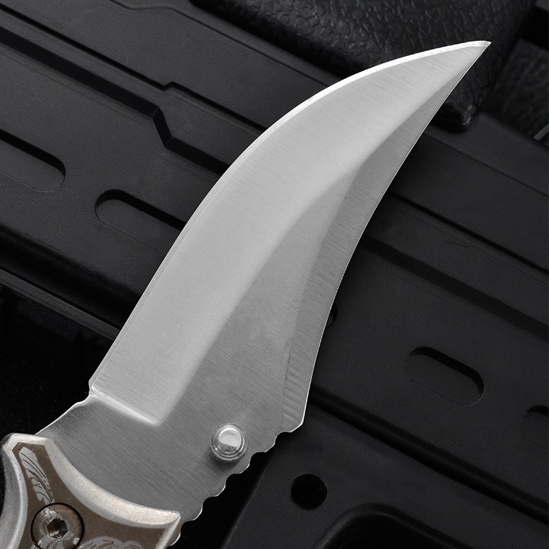 새로운 블레이드 3cr13 칼 접는 포켓 야외 캠핑 생 - Edc Carry Pocket Knife 리뷰 및 가격
