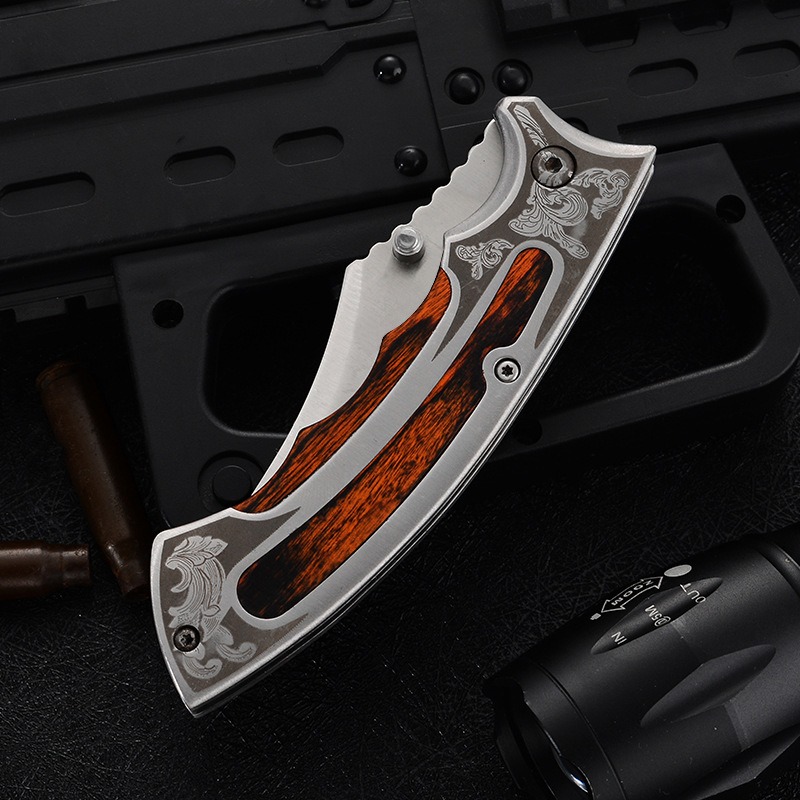 새로운 블레이드 3cr13 칼 접는 포켓 야외 캠핑 생 - Edc Carry Pocket Knife 리뷰 및 가격
